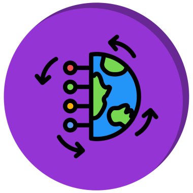 genel ağ simgesi çizimi