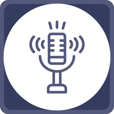 radyo simgesi vektör illüstrasyonu