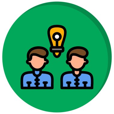 iş fikri kutsal kişilerin resmi, vektör çizim