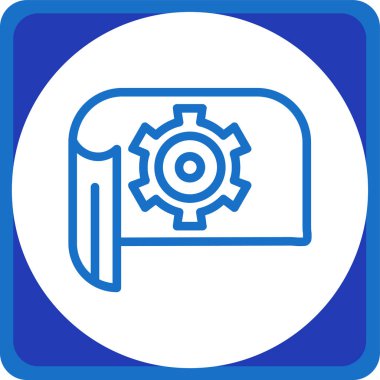 Modern bir simgenin vektör illüstrasyonu