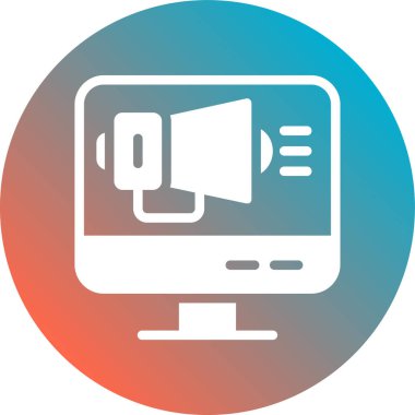 Kişisel ve ticari kullanım için vektör illüstrasyon simgesi.