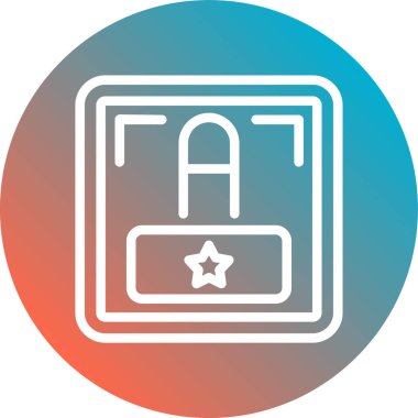 Seyahat simgesinin vektör illüstrasyonu