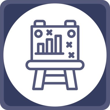 Modern simgenin vektör illüstrasyonu