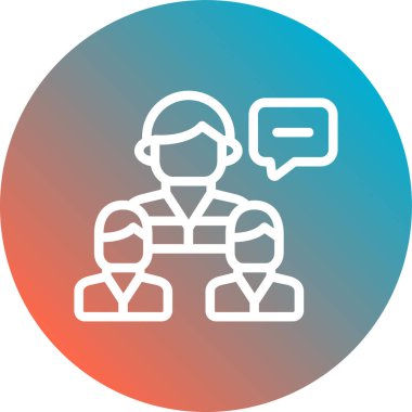 İnsan simgesinin vektör illüstrasyonu