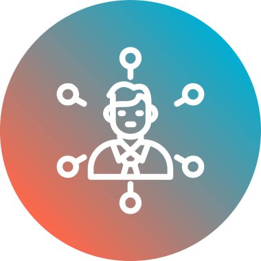 seo modern simgesinin vektör illüstrasyonu