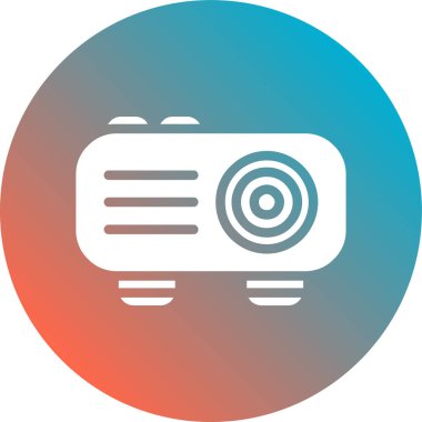 Radyo. Web simgesi basit illüstrasyon