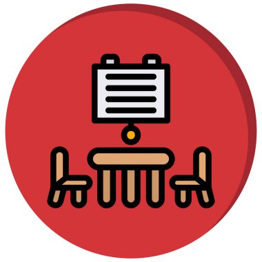 sandalye simgesi çizimi