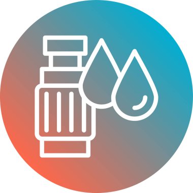 Su. Web simgesi basit illüstrasyon