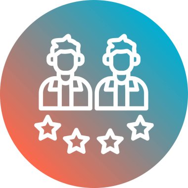 Müşteri servisi. Web simgesi vektör illüstrasyonu