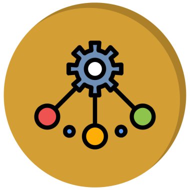 seo modern simgesinin vektör illüstrasyonu