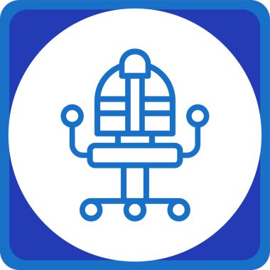 Bir robot simgesinin vektör illüstrasyonu