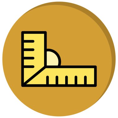 cetvel simgesi çizimi