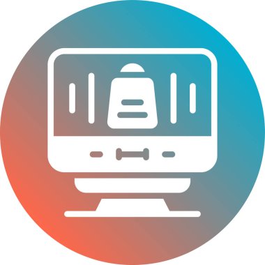 Modern b 'nin vektör çizimi trenin ikonundan yoksun