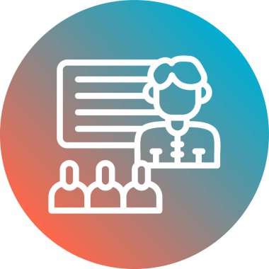 İnsan simgesinin vektör illüstrasyonu