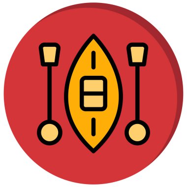 Amerikan bayrak vektör simgesi - taslak biçimi