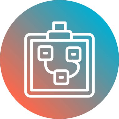 Modern b 'nin vektör illüstrasyonu eksik simgesi