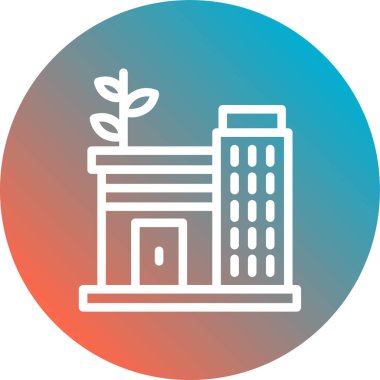 Bitki. Web simgesi basit illüstrasyon