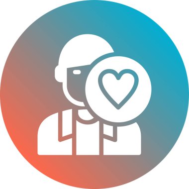 Tıbbi maskeli bir adamın vektör çizimi