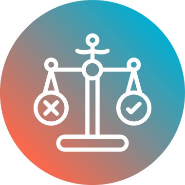 Modern simgenin vektör illüstrasyonu