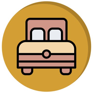 bus modern simgesinin vektör illüstrasyonu