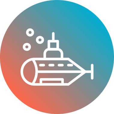 Gemi simgesi vektör illüstrasyonu