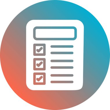 Kolayca düzenleyebilen ve düzenleyebilen izole edilmiş vektör simgesini kontrol et