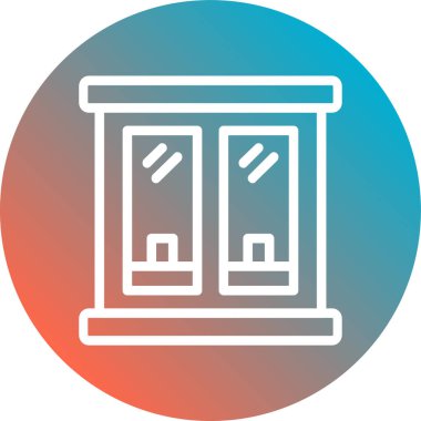 Vektör illüstrasyonu, simge element biçimi arkaplanı