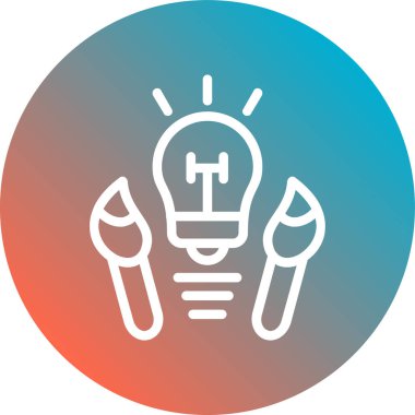 Modern simgenin vektör illüstrasyonu