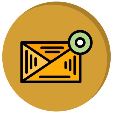 E-posta. Web simgesi basit tasarım