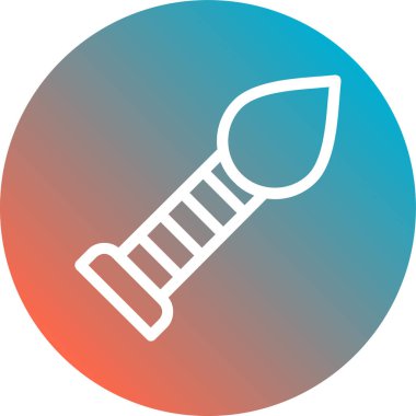 Roket. Web simgesi basit illüstrasyon