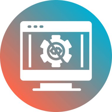 vektör dizüstü simgesi illüstrasyonu