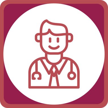 Doktor Simge vektör illüstrasyonu