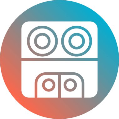 Vektör müzik simgesi illüstrasyonu