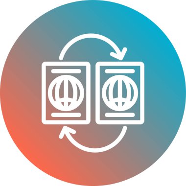 Uygulama modern simgesinin vektör illüstrasyonu