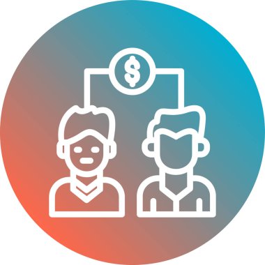 İş simgesinin vektör illüstrasyonu