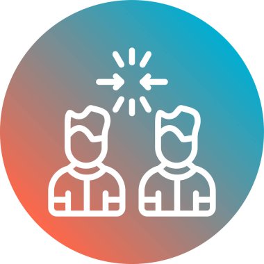 seo modern simgesinin vektör illüstrasyonu