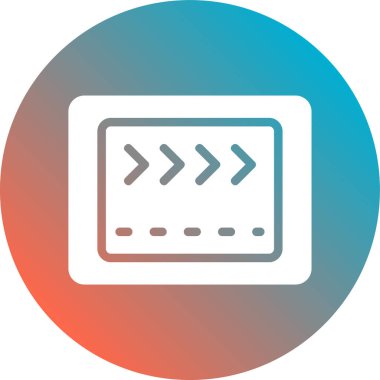 Seo simgesinin vektör illüstrasyonu