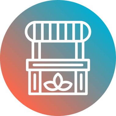 bank ikonu vektör illüstrasyonu