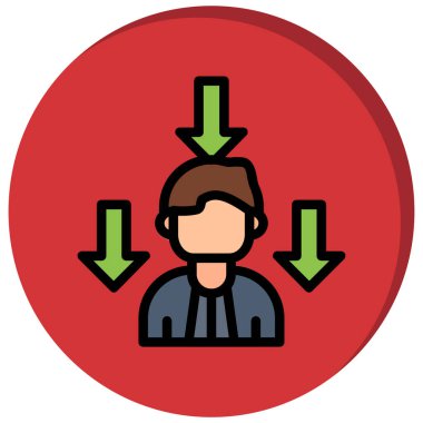 trend biçimi izole edilmiş arkaplanda kullanıcı simgesi