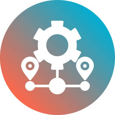 seo modern simgesinin vektör illüstrasyonu