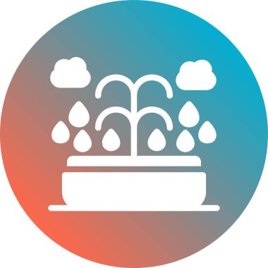 Bir pasta simgesinin vektör illüstrasyonu