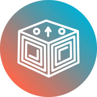 Seo simgesinin vektör illüstrasyonu