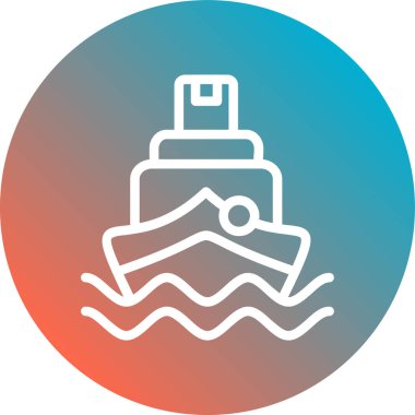 Su simgesinin vektör illüstrasyonu