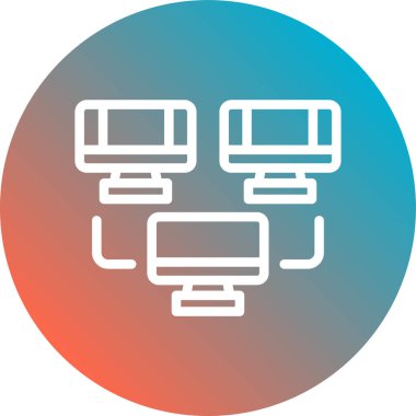 bilgisayar simgesi vektör illüstrasyonu