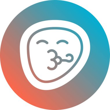 Yüz simgesi vektör illüstrasyonu