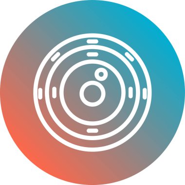 Güzel ve güzel bir simgenin vektör çizimi