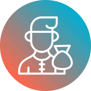 Benzersiz doktor vektör simgesi