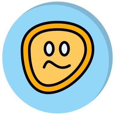 emoji. Web simgesi basit illüstrasyon