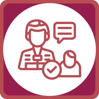 Tıbbi maskeli bir kadının vektör çizimi