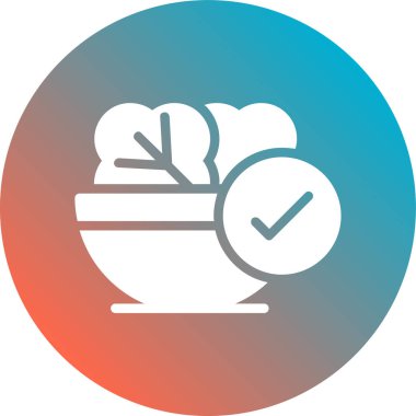 Gıda simgesinin vektör illüstrasyonu